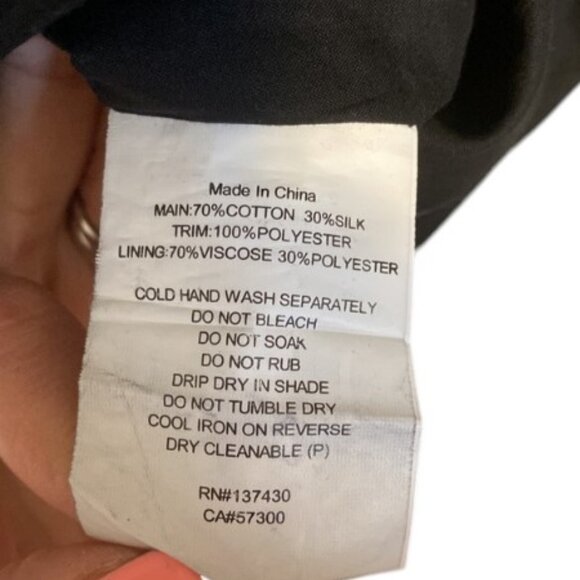 Boo Radley black ruffle sleeveless dress size 8 - Picture 6 of 6